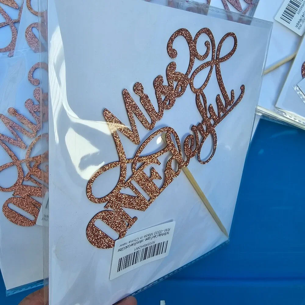 NWT MISS ONEDERFUL Cake Toppers Qty 12